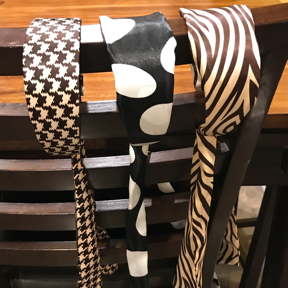 3 Satin covered headbands